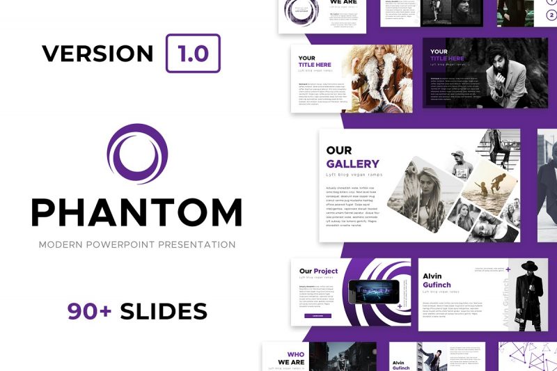 Phantom Modern PowerPoint Template – Presentation Artists
